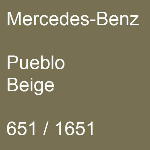 Mercedes-Benz, Pueblo Beige, 651 / 1651.